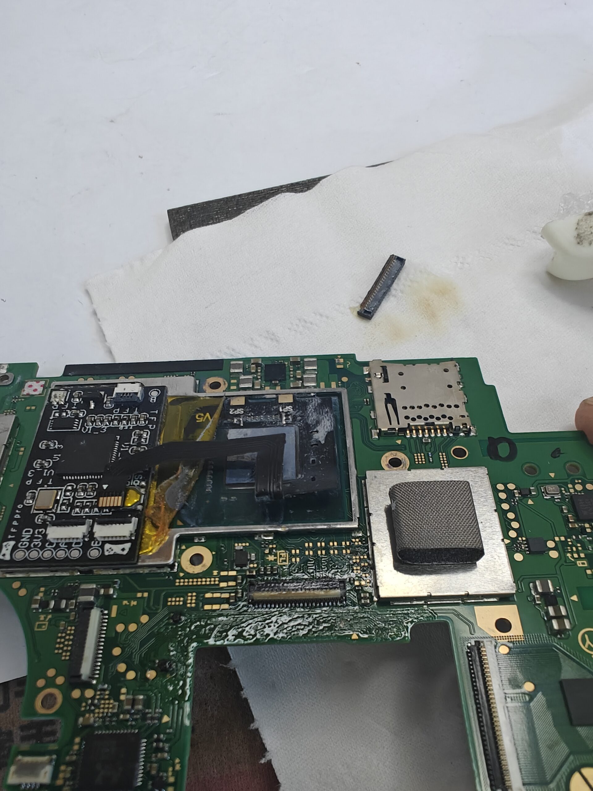 switchlite更换屏幕排线底座lite黑屏底座坏更换switch主板底座 - 图片 4
