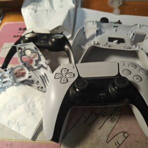 PS5手柄换外壳 ps5换壳 白色外壳 原装外壳 手柄摔裂