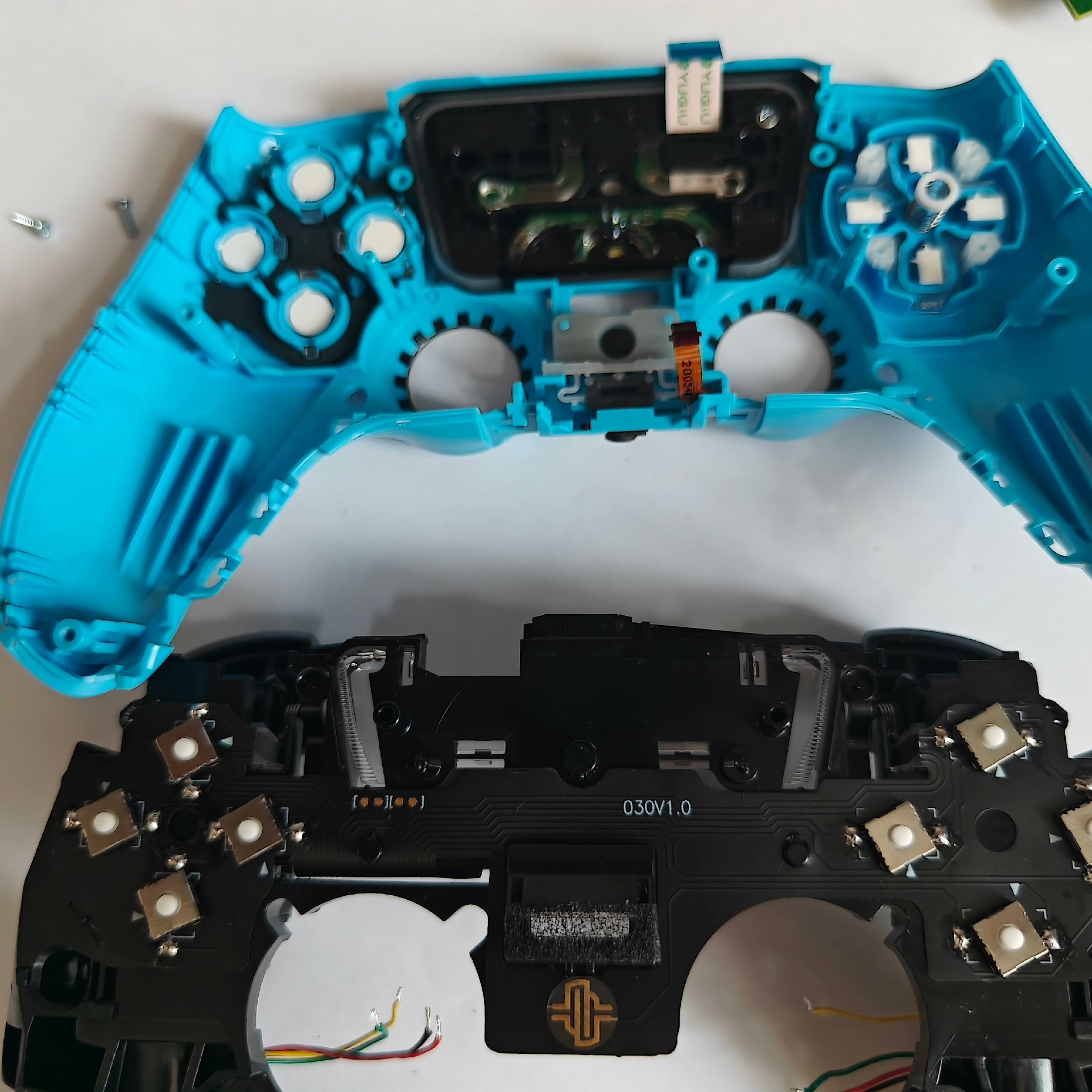 ps5改气泡微动 正面8按键改微动按钮 按键改微动 白点微动