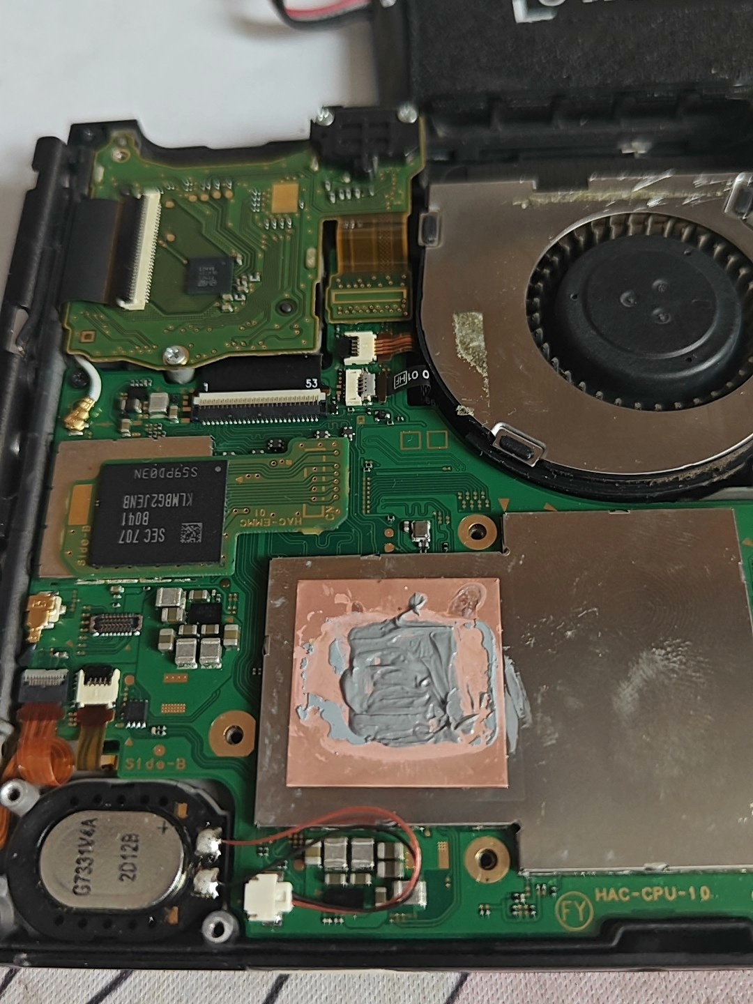 switch普通版保养 重新CPU散热 更换大容量电池 - 图片 3