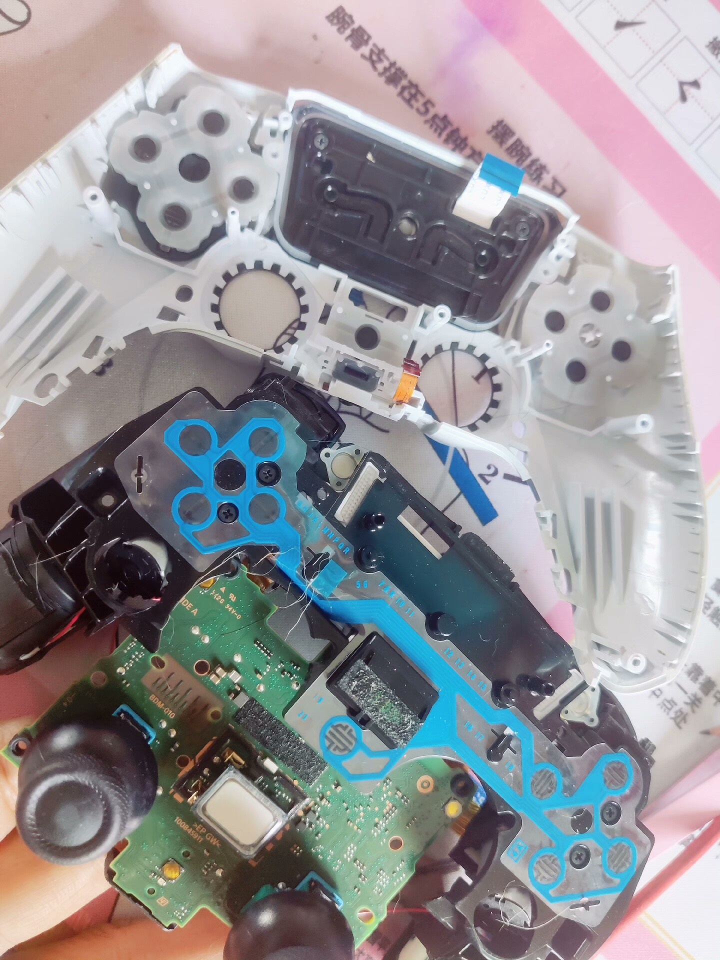 PS5手柄漂移摇杆维修按键失灵修理更换 - 图片 6