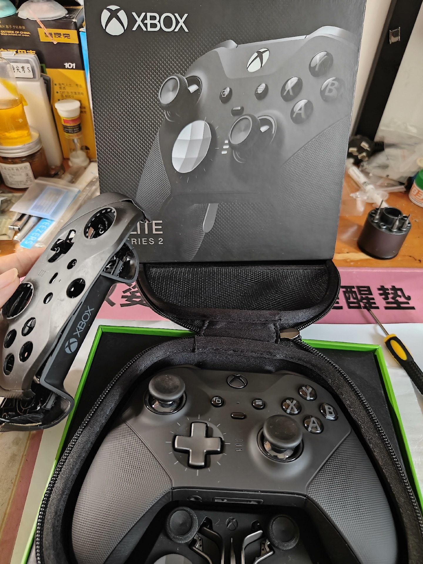 xbox精英二代更换外壳 xbox精英二代换壳 精英手柄皮掉 - 图片 6