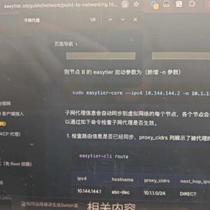 easytier 异地组网远程协助