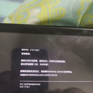 switch错误代码 2101-0001switch不开机