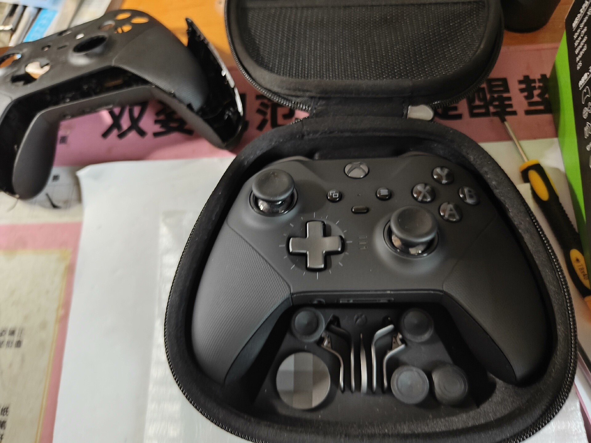 xbox精英二代更换外壳 xbox精英二代换壳 精英手柄皮掉 - 图片 2
