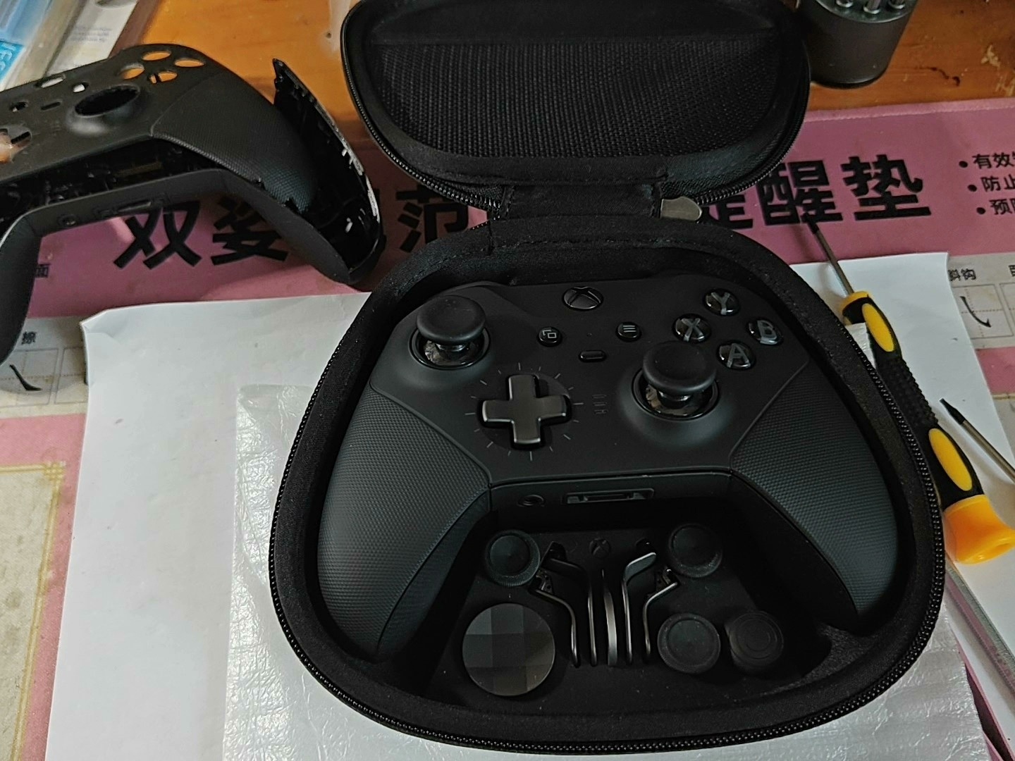 xbox精英二代更换外壳 xbox精英二代换壳 精英手柄皮掉 - 图片 5